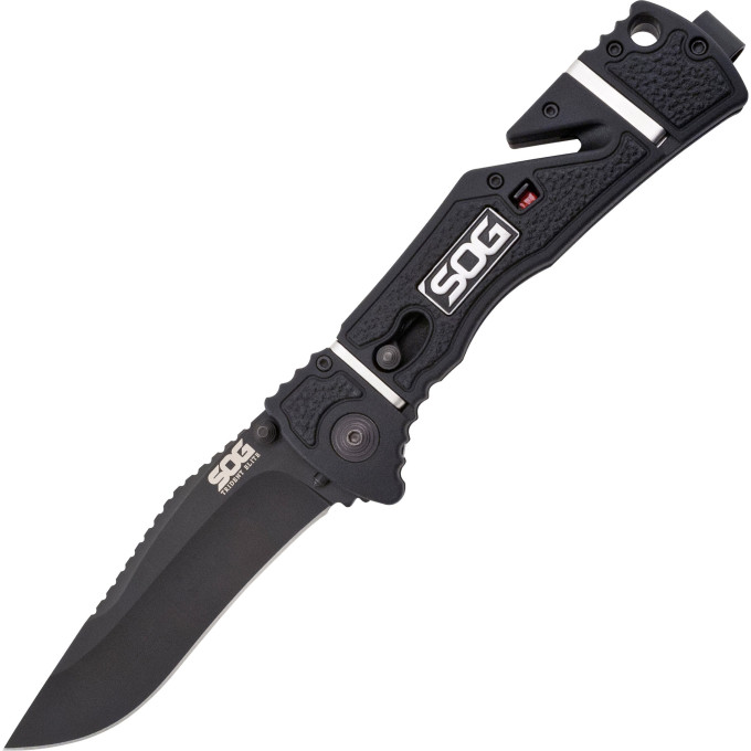 Нож SOG TRIDENT ELITE BLACK TINI TF102 SG_TF102